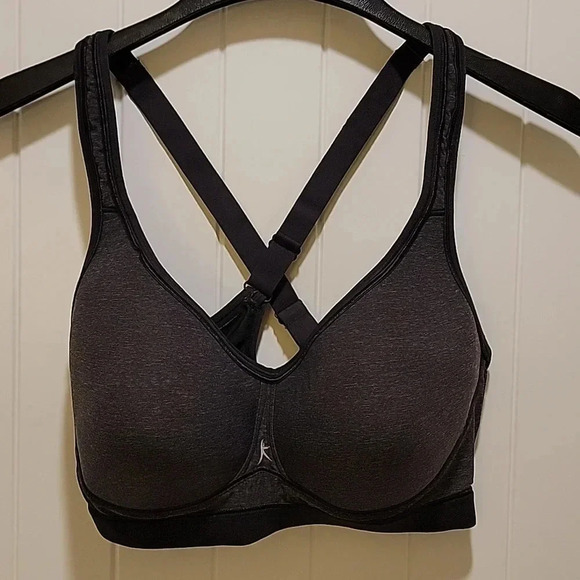 Danskin Other - Danskin Now Racer Back Sports Black Bra Size 38DD